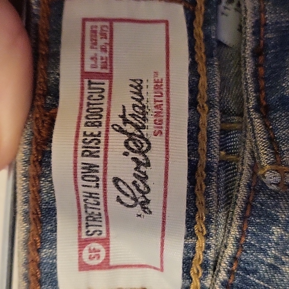Vintage Women's Levi's 10 Long Stretch Low Rise Bootcut - Picture 5 of 12